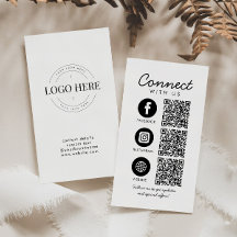Basic Connect met ons QR Code Website Social Media
