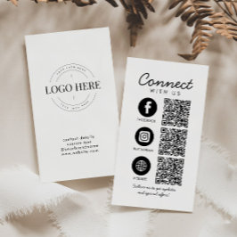 Basic Connect met ons QR Code Website Social Media Visitekaartje