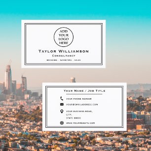 Basic Corporate Professional Business Logo Visitekaartje