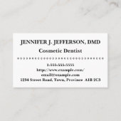 Basic Cosmetic Dentist Visitekaartje (Voorkant)