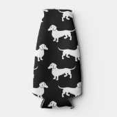 Basic Dachshund Pattern Flesjeskoeler (Voorkant)