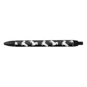 Basic Dachshund Pattern Zwarte Inkt Pen (Voorkant)