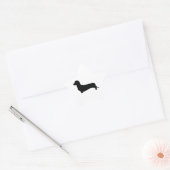 Basic Dachshund Ster Sticker (Envelop)