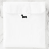 Basic Dachshund Ster Sticker (Tas)