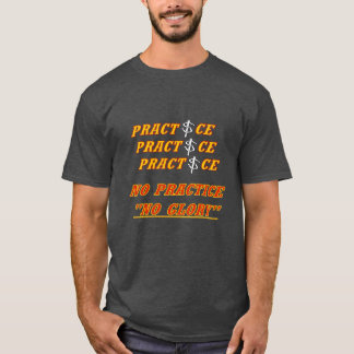 Basic Dark HorseShoe Pitching Tee T-shirt