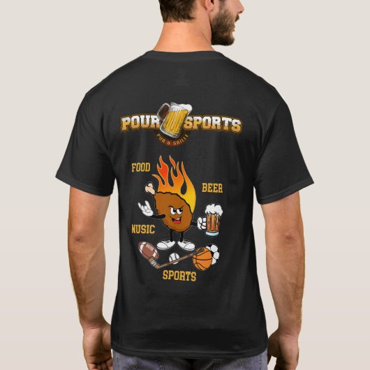 Basic Dark T-Shirt (Achterkant)