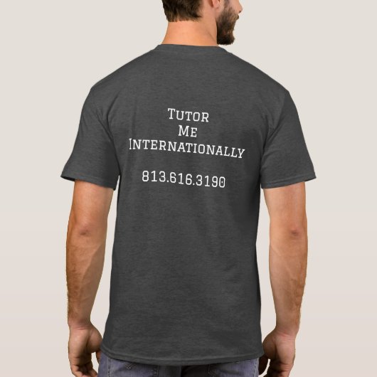 Basic Dark T-Shirt (Achterkant)