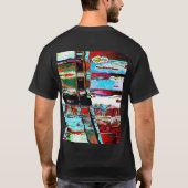 Basic Dark T-Shirt – Collapse Reflection Abstract  (Achterkant)