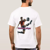 Basic Dark T-shirt Comfortabel casual en los (Achterkant)