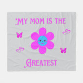 Basic Dark T-Shirt Fleece Deken (Voorkant (Horizontaal))