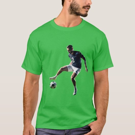 Basic Dark T-Shirt – Perfect voor Football Enthusi (Voorkant)