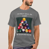 Basic Dark T-Shirt POOL BILLIARDS (Voorkant)