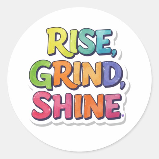 Basic Dark T-Shirt Ronde Sticker (Voorkant)