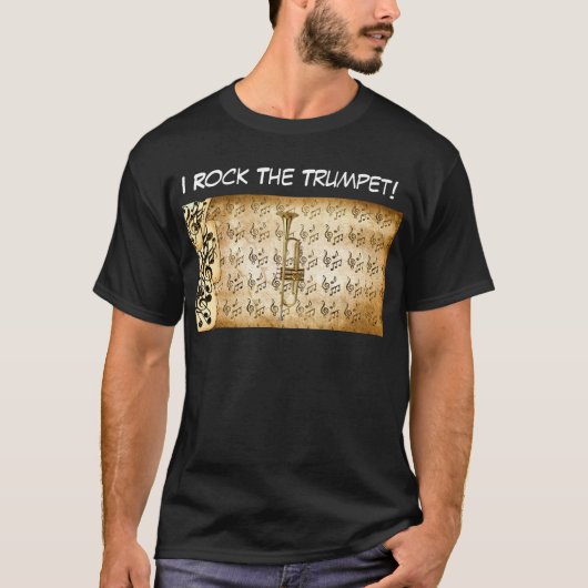 Basic Dark T-Shirt Sjabloon - Gepersonaliseerd (Voorkant)