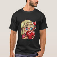 Basic donker T-shirt