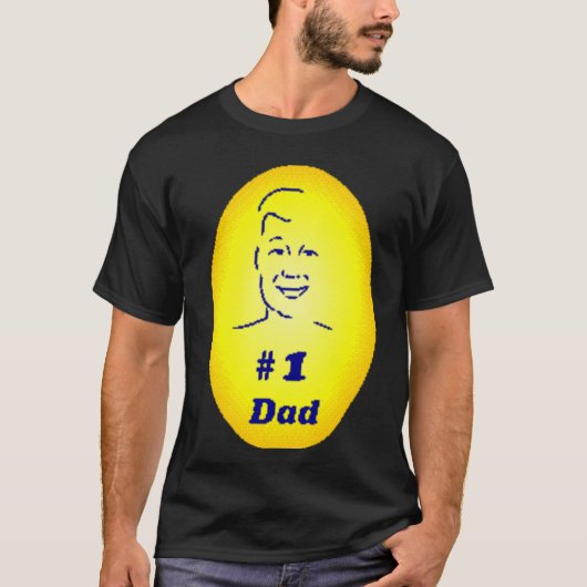 Basic donker T-shirt (Voorkant)