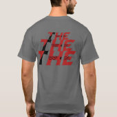 Basic donker T-shirt (Achterkant)