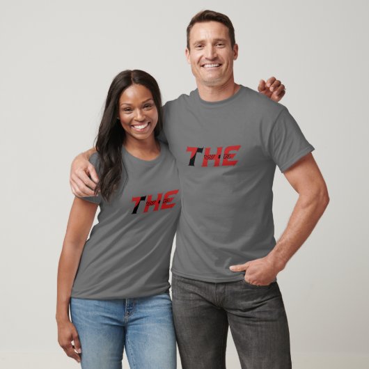 Basic donker T-shirt (Unisex)