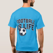 Basic Donker T-shirt met kleurrijk digitaal ontwer (Achterkant)