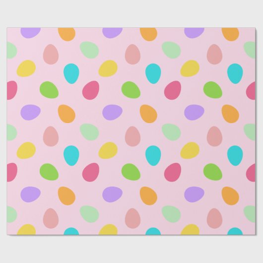 Basic Eggs Pink Cadeaupapier (Vlak)