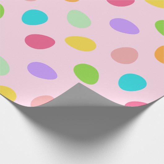 Basic Eggs Pink Cadeaupapier (Hoek)