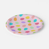 Basic Eggs Pink Papieren Bordje (Gekanteld)