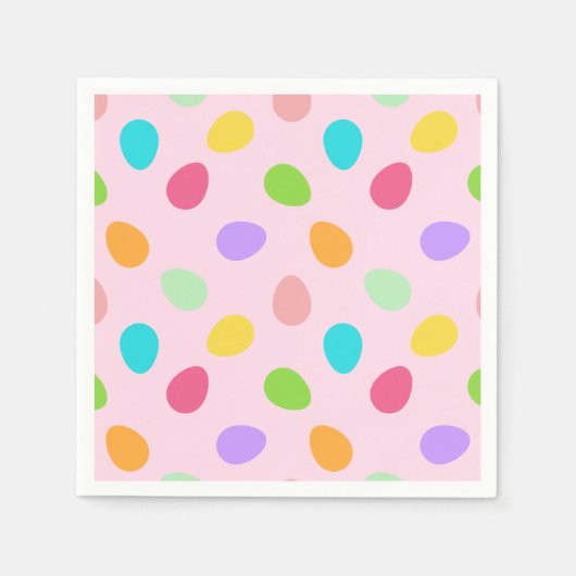 Basic Eggs Pink Servet (Voorkant)