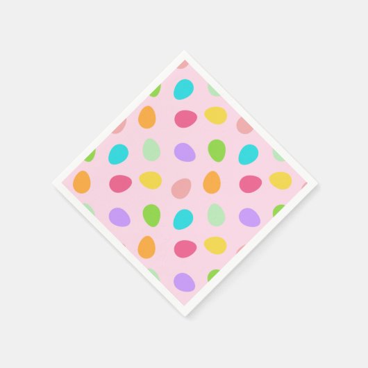 Basic Eggs Pink Servet (Hoek)