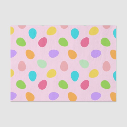 Basic Eggs Pink Tissuepapier (Voorkant)