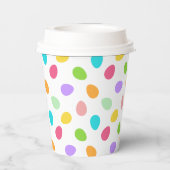 Basic Eieren Wit Papieren Bekers (Achterkant)