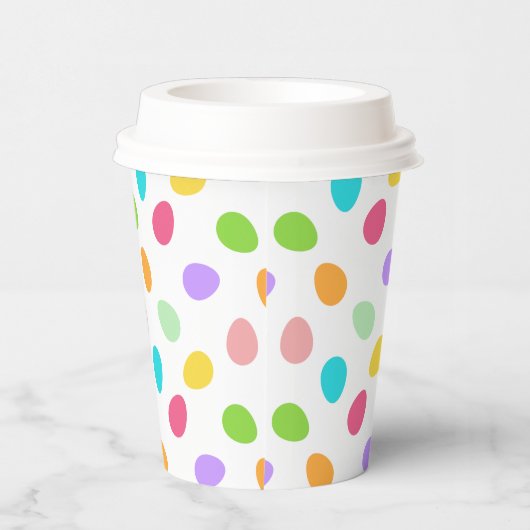 Basic Eieren Wit Papieren Bekers (Rechts)