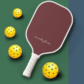 Basic Elegant Donker Roos Monogram Pickleball Paddle