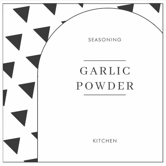 Basic Elegant Minimal Kitchen Pantry Jar Labels (Voorkant)