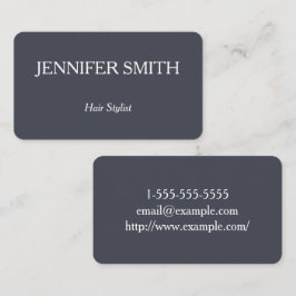 Basic en Clean Hair Stylist Visitekaartje