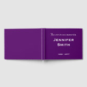 Basic- en Minimale Memorial Guestbook Gastenboek (Volledig)