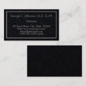 Basic- en minimalistisch Visitekaartje voor openba (Voorkant / Achterkant)