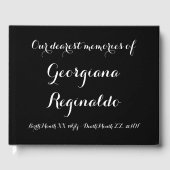 Basic- en Simple Condolebook-boek Gastenboek (Voorkant)