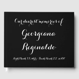 Basic- en Simple Condolebook-boek Gastenboek