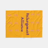 Basic Enlargement Alliance Blanket Fleece Deken (Voorkant (Horizontaal))