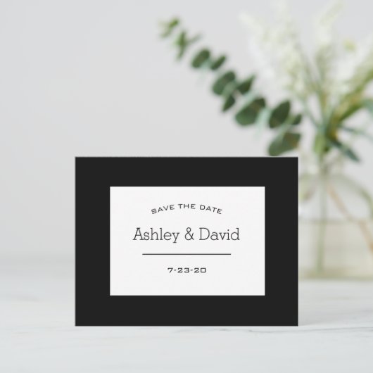 Basic Essential - Het Briefkaart van de datum opsl (Staand voorkant)