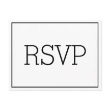 Basic Essential RSVP-Briefkaart
