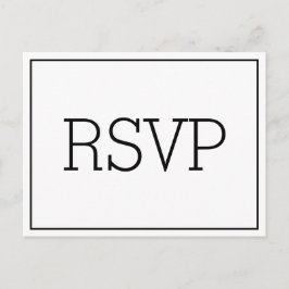 Basic Essential RSVP-Briefkaart Briefkaart