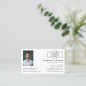 Basic Executive Design met Logo en foto Visitekaartje (Staand voorkant)