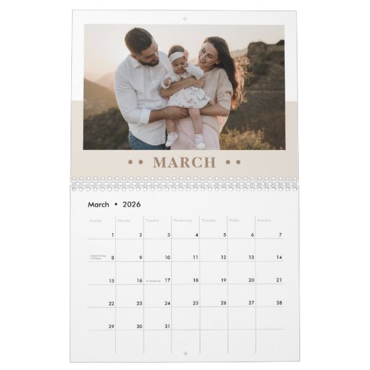 Basic Family Photo Script Kalender (Mar 2026)