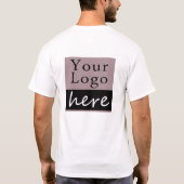 Basic Front en Back Your Logo Event T-shirt (Achterkant)