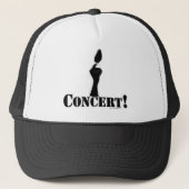 Basic Funny Just Concert Fun Music Slogan Trucker Pet (Voorkant)