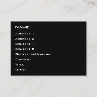 Basic Gay US-vlag Visitekaartje