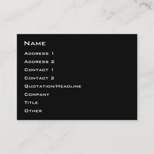 Basic Gay US-vlag Visitekaartje (Voorkant)