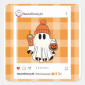 "Basic Ghosty" Kiss-Cut Stickers (Voorkant)