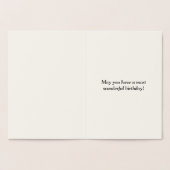 Basic Gold Foil: "Heb een geweldige verjaardag" Ka Folie Kaarten (Binnen)